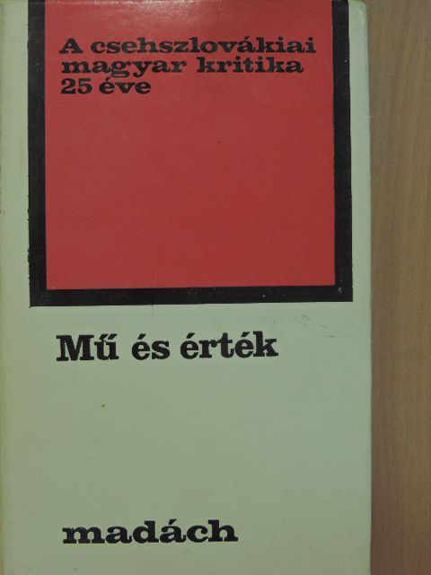 Alabán Ferenc - Mű és érték [antikvár]