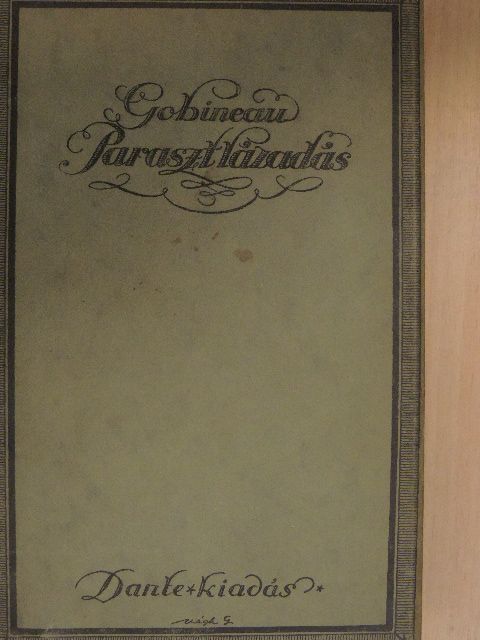 Gobineau - Parasztlázadás [antikvár]