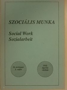 Dr. Boda Krisztina - Szociális munka 1992. április-június [antikvár]