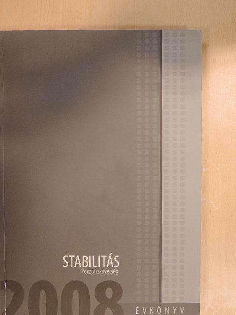 Dr. Jaksity György - Stabilitás Évkönyv 2008 [antikvár]