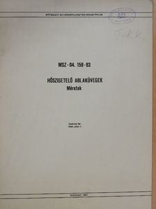 Hőszigetelő ablaküvegek [antikvár]