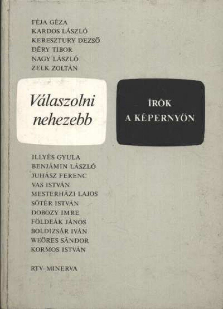 Bihari Sándor - Válaszolni nehezebb [antikvár]