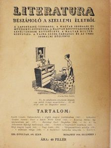 Galambos Gruber Ferenc - Literatura 1938. december 1. [antikvár]