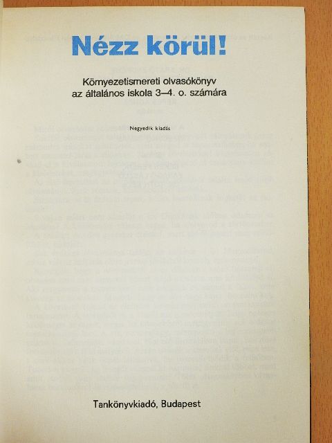 Balkovitzné Cynolter Magda - Nézz körül! [antikvár]