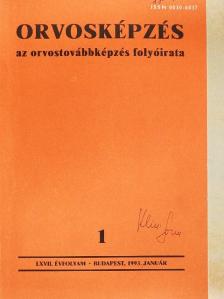 Dr. Bajtai Attila - Orvosképzés 1993. január [antikvár]