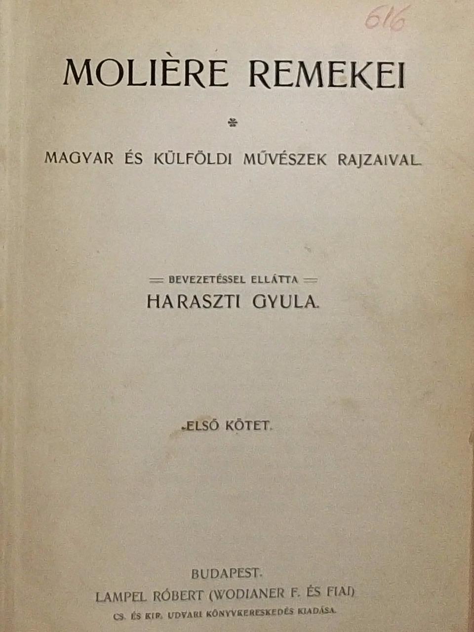Moliére - Moliére remekei I. (töredék) [antikvár]