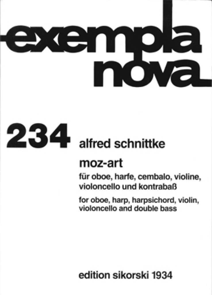 SCHNITTKE - MOZ-ART FÜR OBOE, HARFE, CEMBALO, VIOLINE, VIOLONCELLO UND KONTRABASS