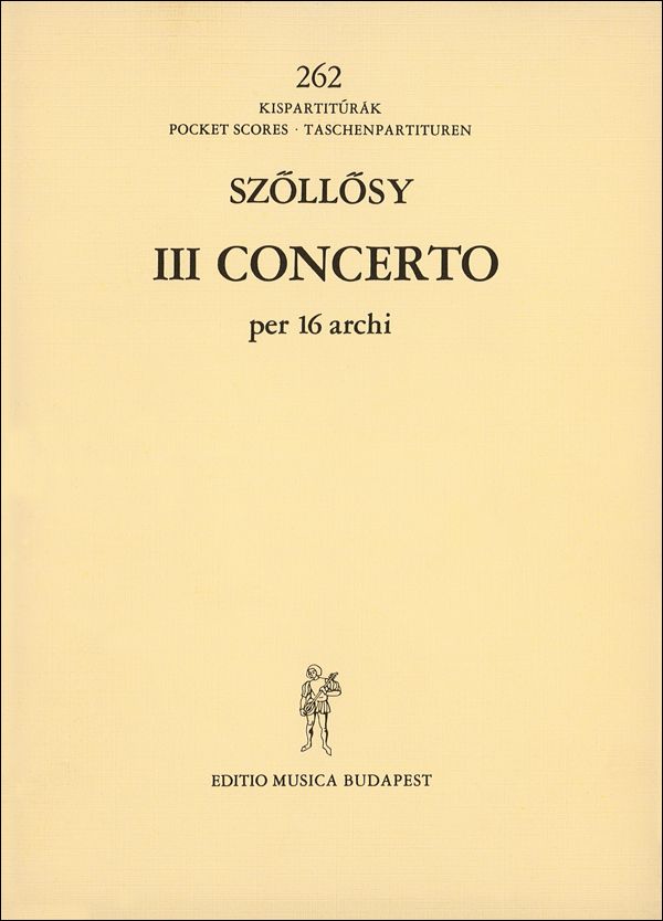 Vivaldi - CONCERTO IN SIb MAGGIORE(P.V.390,F.I.NO.40 RV 542) PARTITURA (BERLÁSZ M.)