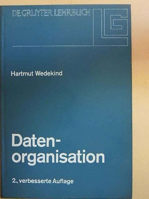 Hartmut Wedekind - Datenorganisation [antikvár]