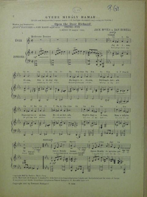 "Dusty" Fletcher - Gyere Mihály hamar... [antikvár]