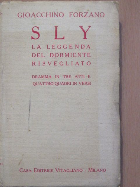 Giovacchino Forzano - Sly [antikvár]