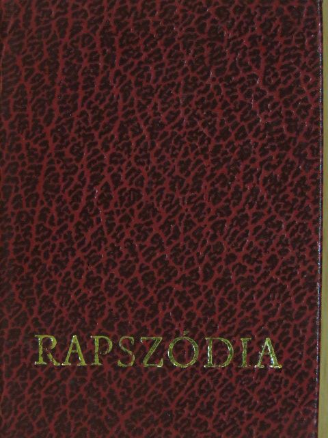 Bálint György - Rapszódia az íróasztal mellett (minikönyv) (számozott) [antikvár]