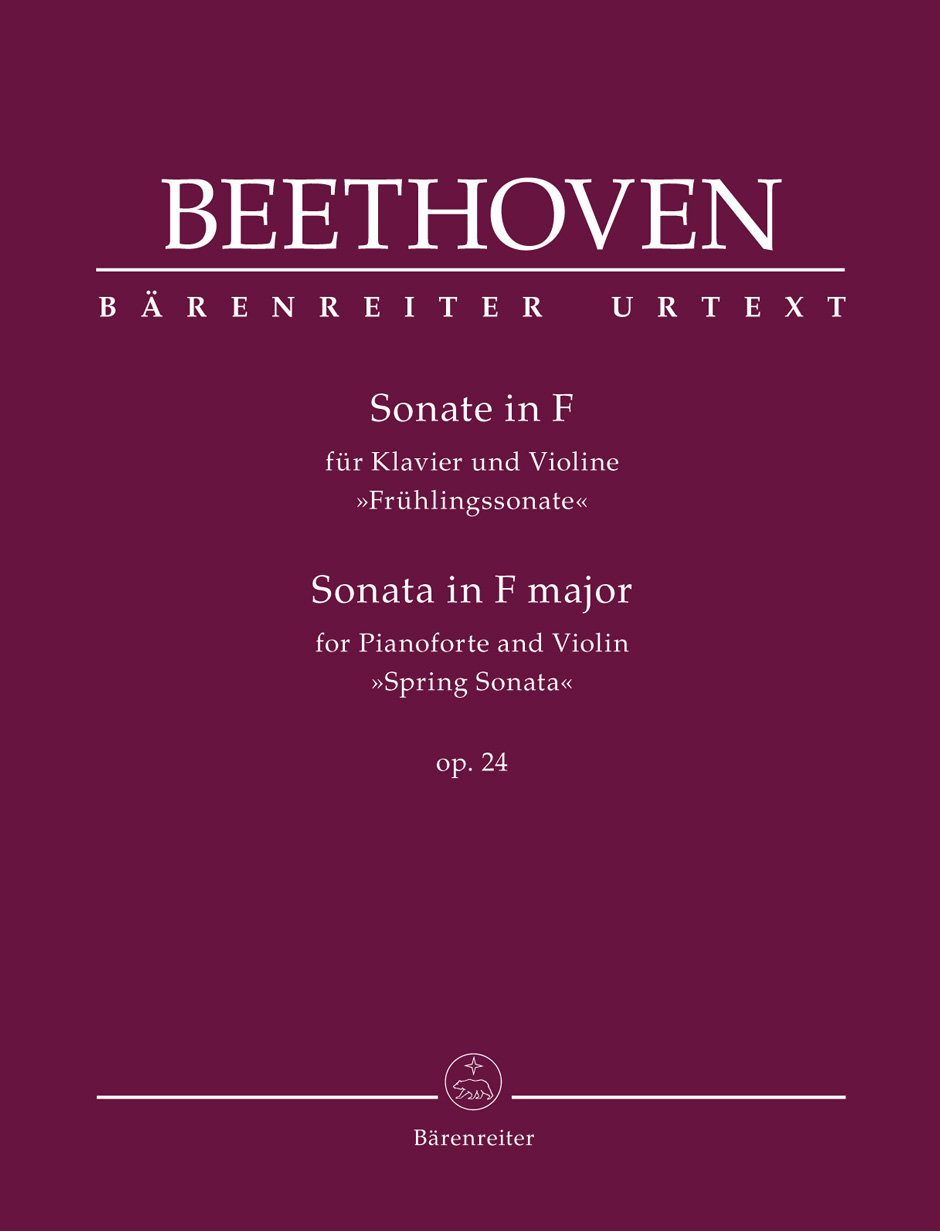 BEETHOVEN - SONATE IN F FÜR KLAVIER UND VIOLINE "FRÜHLINGSSONATE" OP.24