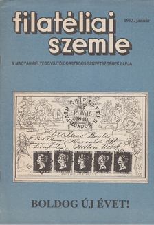 Dr. Somogyi Tamás - Filatéliai szemle 1993. január [antikvár]