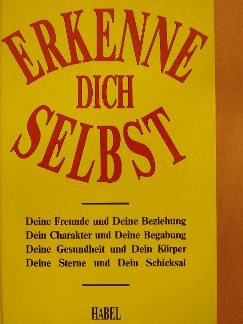 Erkenne Dich selbst [antikvár]