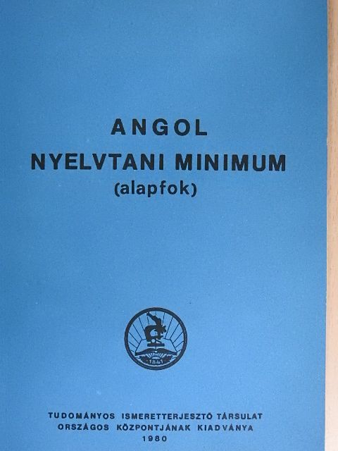 Dr. Hegedűs József - Angol nyelvtani minimum [antikvár]