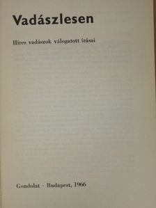 Apponyi Henrik - Vadászlesen [antikvár]