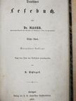 Dr.  Mager - Deutsches lesebuch I. (gótbetűs) [antikvár]