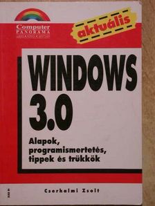 Cserhalmi Zsolt - Windows 3.0 [antikvár]