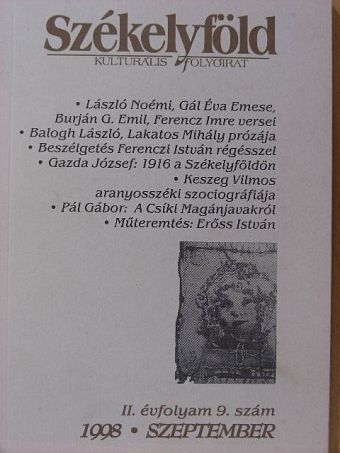 Balogh László - Székelyföld 1998. szeptember [antikvár]