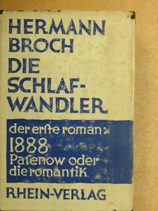 Hermann Broch - Pasenow oder die Romantik [antikvár]