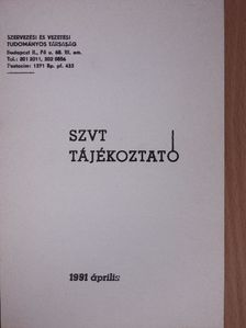 SZVT Tájékoztató 1991. április [antikvár]