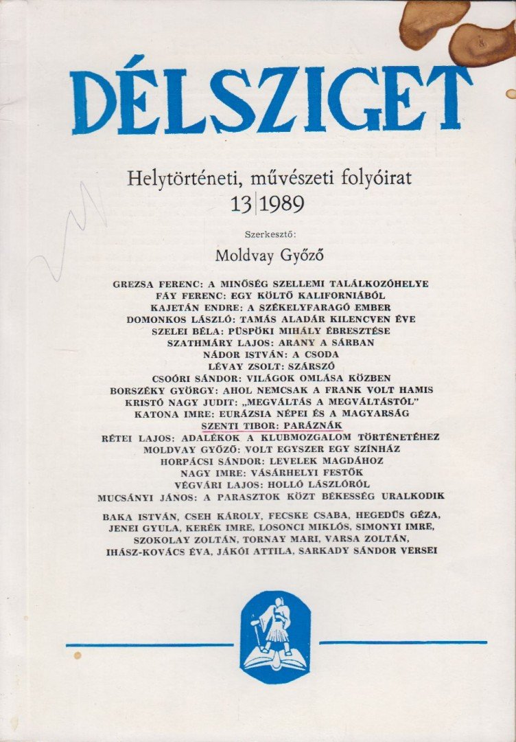 Moldvay Győző - Délsziget 1989/13. [antikvár]