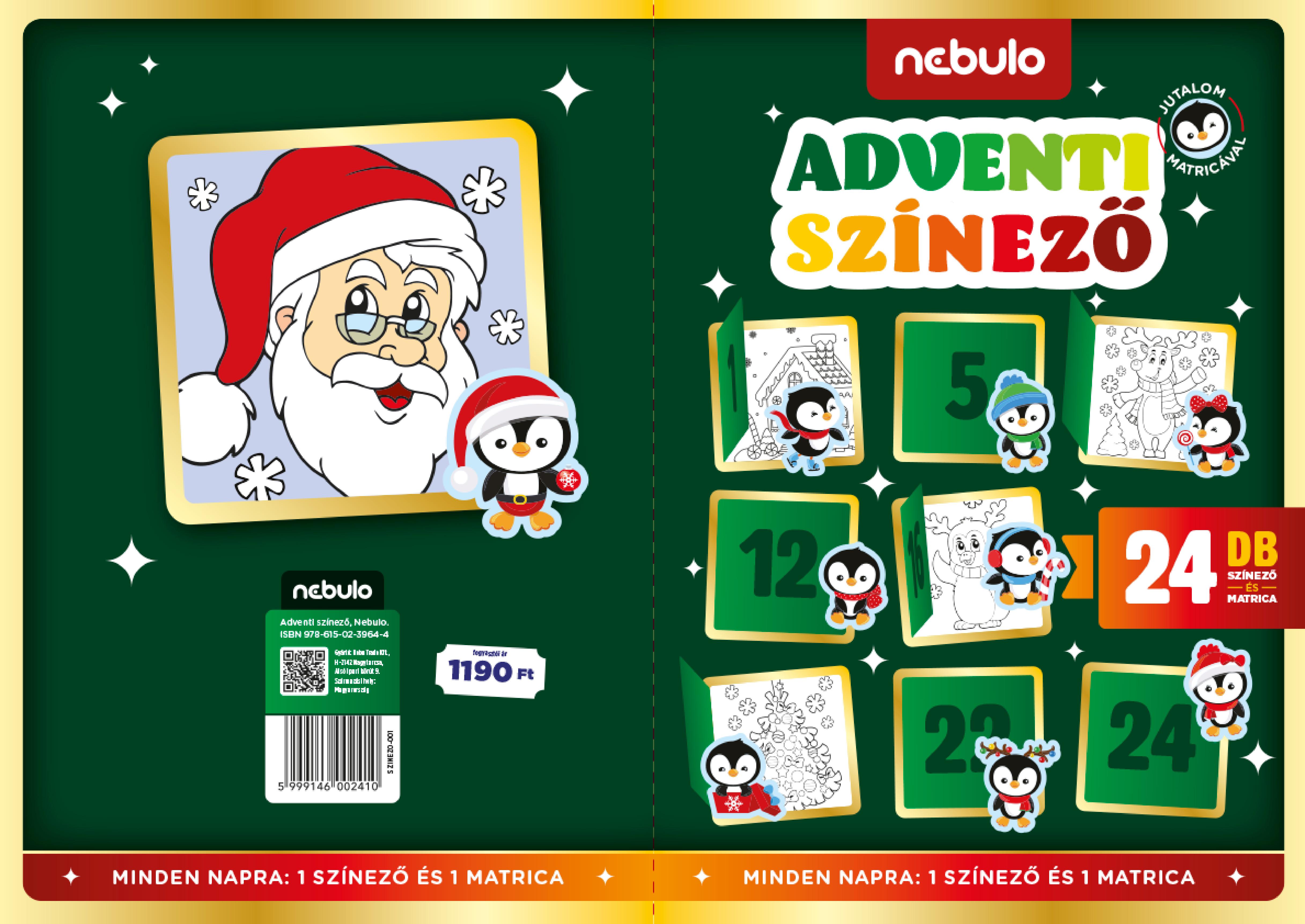 Szinezo-001 - Adventi színező, Nebulo
