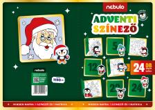 Szinezo-001 - Adventi színező, Nebulo