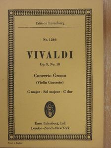 Antonio Vivaldi - Concerto G major for Violin and String Orchestra [antikvár]
