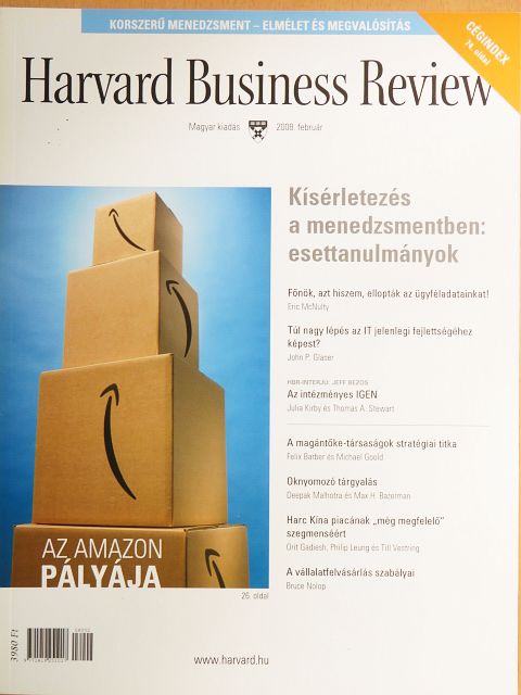 Felix Barber - Harvard Business Review 2008. február [antikvár]