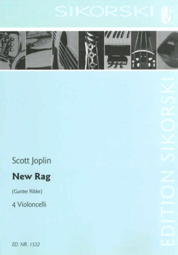 JOPLIN, SCOTT - NEW RAG FÜR 4 VIOLONCELLI (GUNTER RIBKE)