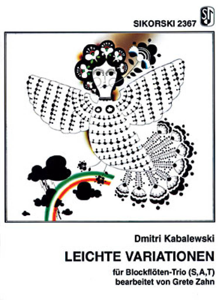 KABALEWSKI - LEICHTE VARIATIONEN FÜR BLOCKFLÖTEN-TRIO (S,A,T) BEARBEITET VON G.ZAHN