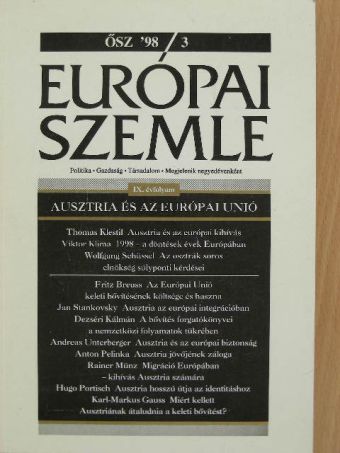 Andreas Unterberger - Európai Szemle 1998/3. Ősz [antikvár]