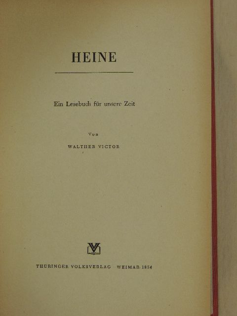 Heinrich Heine - Heine [antikvár]
