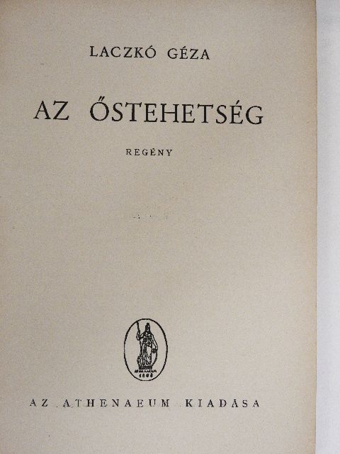 Laczkó Géza - Az őstehetség [antikvár]