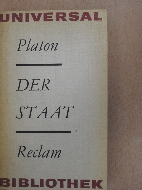 Platon - Der Staat [antikvár]