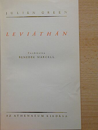 Julien Green - Leviáthán [antikvár]