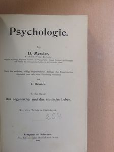 D. Mercier - Psychologie I-II. [antikvár]