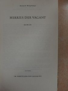 Hugh Walpole - Herries der Vagant [antikvár]
