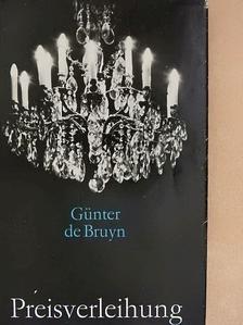 Günter de Bruyn - Preisverleihung [antikvár]