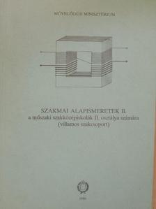 Baloghné Szombathelyi Mária - Szakmai alapismeretek II. [antikvár]