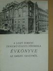 A Liszt Ferenc Zeneművészeti Főiskola évkönyve az 1966/67. tanévről [antikvár]