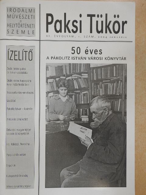 Cserna Anna - Paksi Tükör 2004. január [antikvár]