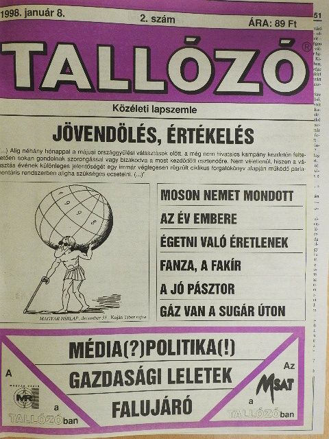 Bátyi Zoltán - Tallózó 1998. (nem teljes évfolyam) [antikvár]