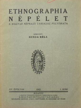 Bálint Béla - Ethnographia - Népélet 1943/2. [antikvár]