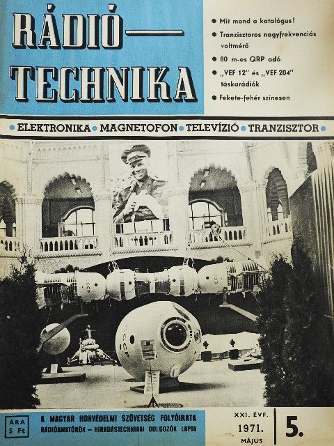 Kiss László - Rádiótechnika 1971. május [antikvár]
