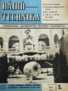 Kiss László - Rádiótechnika 1971. május [antikvár]