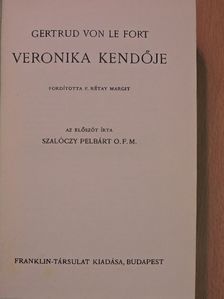Gertrud von le Fort - Veronika kendője [antikvár]