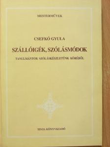 Csefkó Gyula - Szállóigék, szólásmódok [antikvár]
